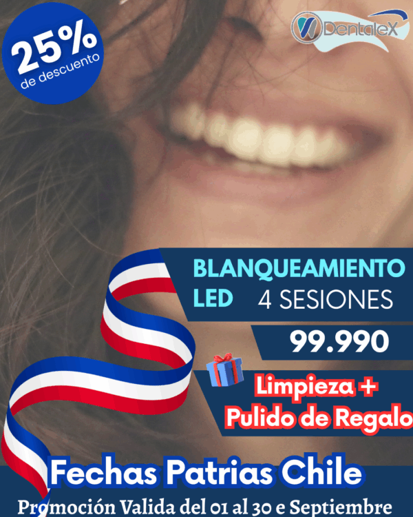 Blanqueamiento Dental Led 4 sesiones + Limpieza Dental y Pulido de regalo
